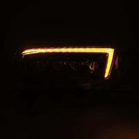 AlphaRex 10-13 Toyota 4Runner NOVA LED Proj Headlights Plank Style Alpha Black w/Seq Signal/DRL - Burkken Auto Parts