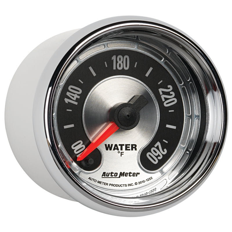 Autometer American Muscle 52mm Full Sweep Electric 100-260 Deg F Water Temperature Gauge - Burkken Auto Parts