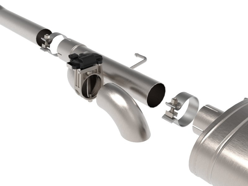 aFe Gemini XV 3in 304 SS Cat-Back Exhaust 2021 Ford F-150 V6 2.7L/3.5L (tt)/V8 5.0L w/ CO Black Tips - Burkken Auto Parts