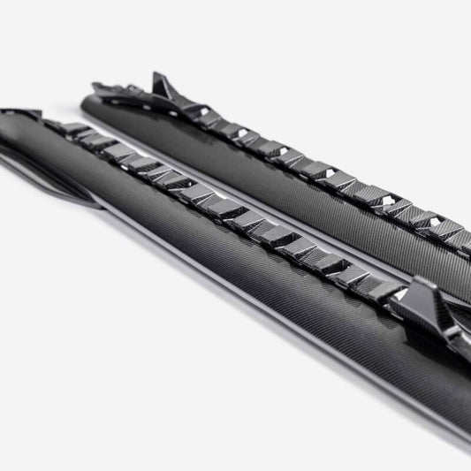 Anderson Composites 2024 Ford Mustang Type-GT5 Carbon Fiber Side Rocker Panel Splitter