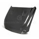 Anderson Composites 2018 Ford Mustang Super Snake Double Sided Carbon Fiber Hood - Burkken Auto Parts