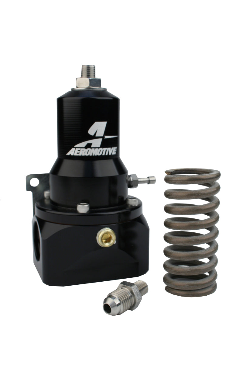Aeromotive Regulator - 30-120 PSI - .500 Valve - 2x AN-10 Inlets / AN-10 Bypass - Burkken Auto Parts