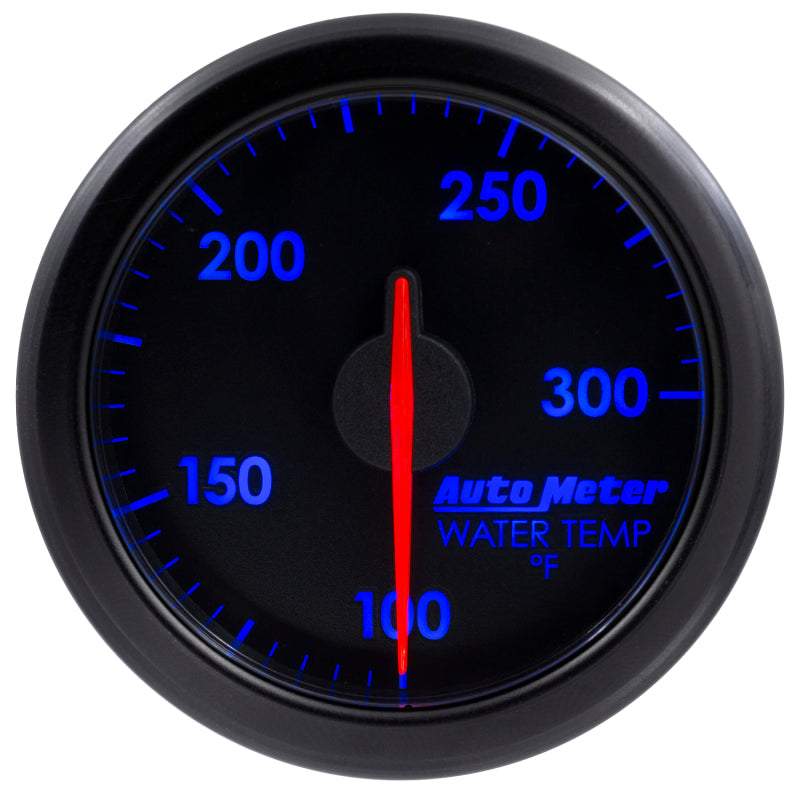 Autometer Airdrive 2-1/6in Water Temperature Gauge 100-300 Degrees F - Black - Burkken Auto Parts