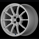 Advan RSIII 18x10.5 / +15 Offset / 5x114.3 / 73mm Bore / Racing White Metallic and Ring - Burkken Auto Parts