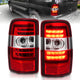 ANZO 2000-2006 Chevrolet Tahoe LED Tail Lights w/ Red Lens Chrome Housing - Burkken Auto Parts