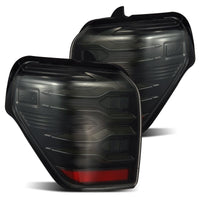AlphaRex 10-21 Toyota 4Runner LUXX LED Taillights Alpha Blk w/Activ Light/Seq Signal - Burkken Auto Parts