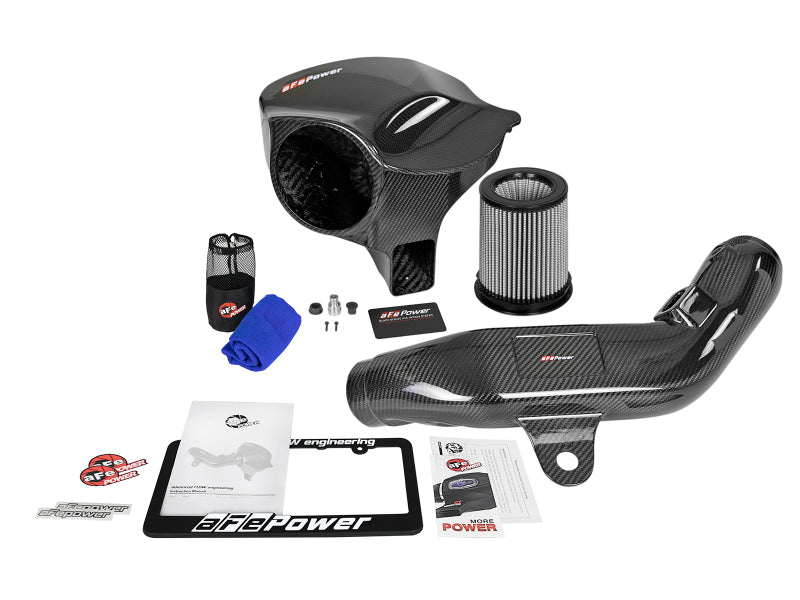 aFe Black Series Carbon Fiber CAIS w/PDS Filter 16-18 BMW M2 (F87) L6-3.0L - Burkken Auto Parts