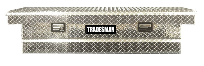 Tradesman Aluminum Economy Cross Bed Truck Tool Box (70in./Front Opening) - Brite - Burkken Auto Parts