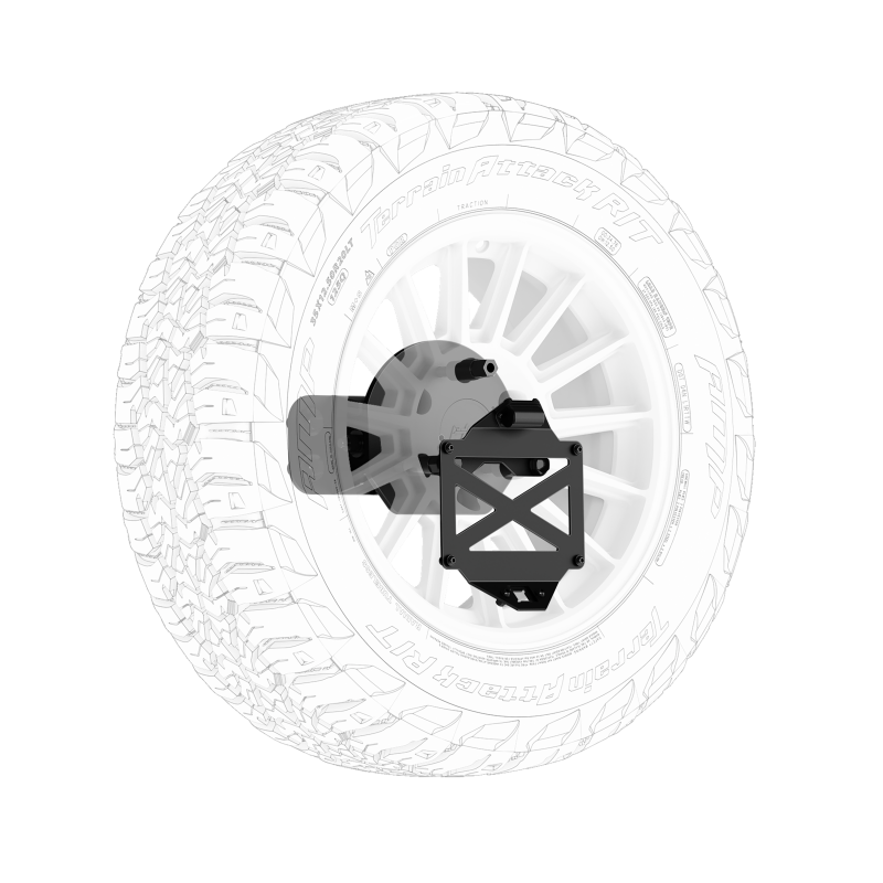 Body Armor 4x4 16-23 Toyota Tacoma/10-24 4Runner Pro Series II Tire Carrier W/ License Plate Holder - Burkken Auto Parts