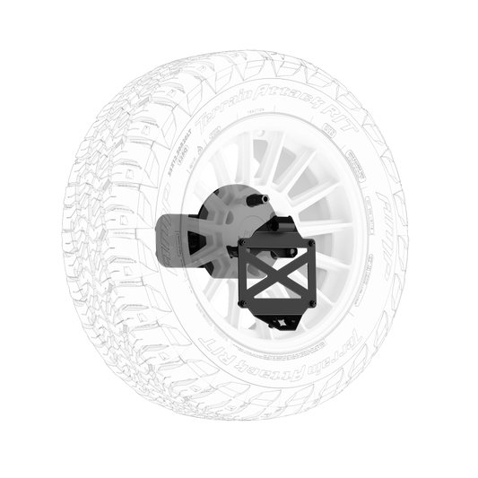 Body Armor 4x4 16-23 Toyota Tacoma/10-24 4Runner Pro Series II Tire Carrier W/ License Plate Holder - Burkken Auto Parts