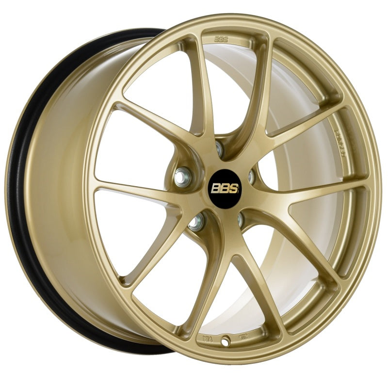 BBS RI-A 18x10.5 5x120 ET25 Gold Wheel -82mm PFS/Clip Required - Burkken Auto Parts