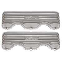 Edelbrock Valve Cover Classic Series Chevrolet W 348/409 CI V8 Polshed - Burkken Auto Parts