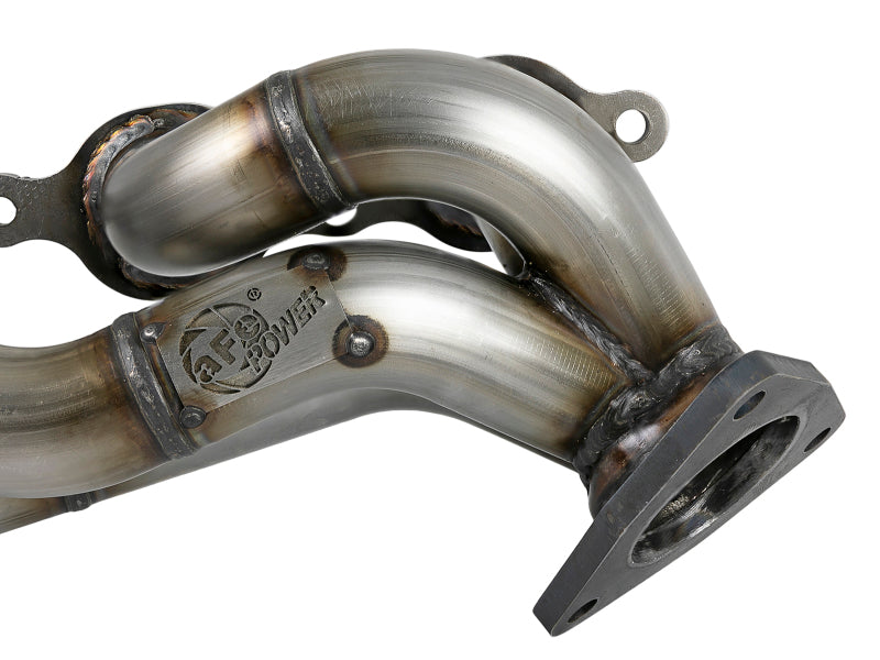 aFe Twisted Steel 1-3/4in 304SS Shorty Headers 2019 GM Silverado / Sierra 1500 V8-5.3L/6.2L - Burkken Auto Parts