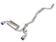 aFe POWER Takeda 2021 Toyota Supra 2.0L (t) 2.5in-3in 304 SS CB Exhaust w/ Blue Tips - Burkken Auto Parts