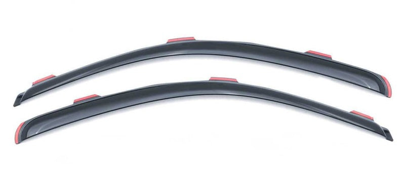 AVS 16-18 Toyota Tacoma Access Cab Ventvisor In-Channel Window Deflectors 2pc - Smoke - Burkken Auto Parts