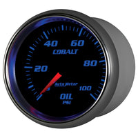 Autometer Cobalt 66mm 0-100 PSI Oil Pressure Gauge - Burkken Auto Parts