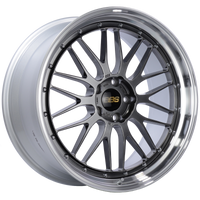 BBS LM 21x10 5x120 ET38 Diamond Black Center Diamond Cut Lip Wheel -82mm PFS/Clip Required - Burkken Auto Parts