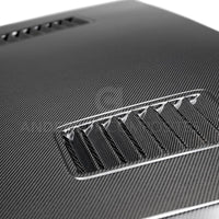 Anderson Composites 2018 Ford Mustang Super Snake Double Sided Carbon Fiber Hood - Burkken Auto Parts