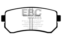 EBC 06-11 Hyundai Accent 1.6 Greenstuff Rear Brake Pads - Burkken Auto Parts