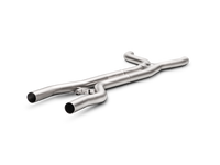 Akrapovic 15-17 Porsche Cayenne GTS (958 FL) Evolution Link Pipe Set (Titanium) - Burkken Auto Parts