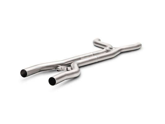 Akrapovic 15-17 Porsche Cayenne GTS (958 FL) Evolution Link Pipe Set (Titanium) - Burkken Auto Parts