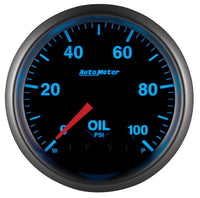 Autometer Elite 52mm Oil Pressure Peak and Warn Gauge w/ Electonic Control - Burkken Auto Parts