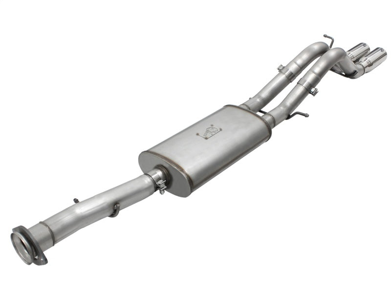 aFe Power MACHForce XP Exhaust System Cat-Back 409 Stainless Steel 07-08 Hummer H2 V8 6.0L/6.2L - Burkken Auto Parts