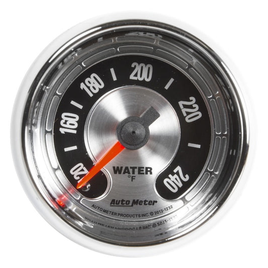 Autometer American Muscle 52mm 240 Deg F Water Temp Gauge - Burkken Auto Parts
