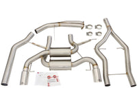 aFe MACHForce XP SS-304 Polish Tip 3.0in-2.5in Dia Cat Back Exhaust 11-13 BMW 335i (E90/E92) 3.0L - Burkken Auto Parts