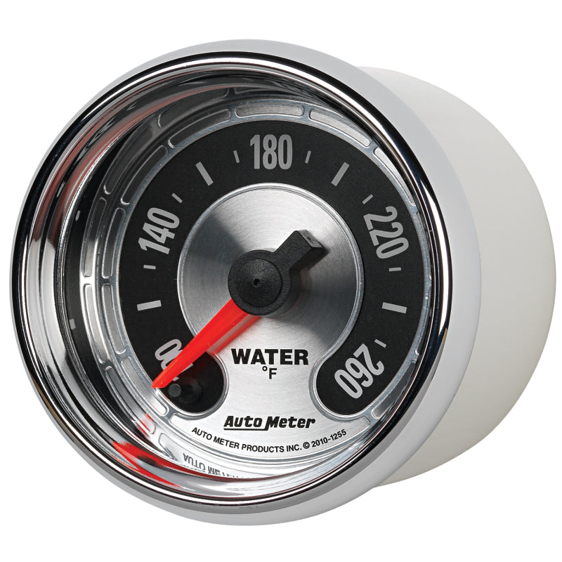 Autometer American Muscle 52mm Full Sweep Electric 100-260 Deg F Water Temperature Gauge - Burkken Auto Parts