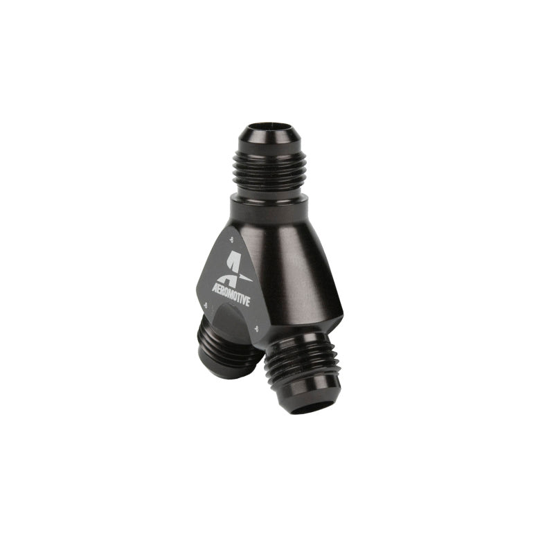 Aeromotive Y-Block - AN-06 - 2x AN-06 - Burkken Auto Parts