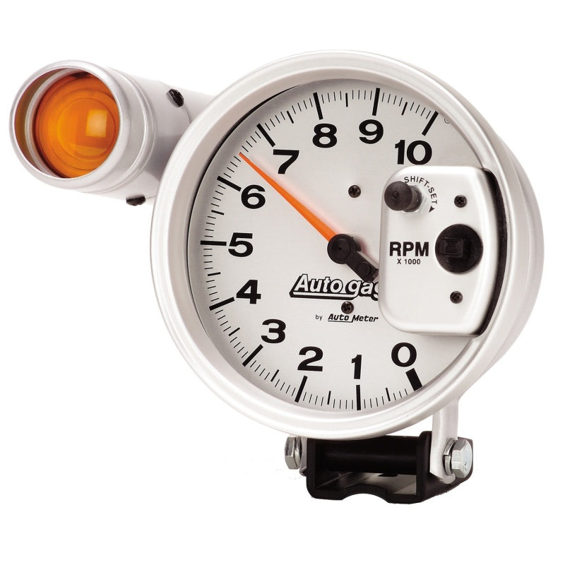 Autometer 5 inch 10,000 RPM Shift Lite Pedestal Tachometer Auto Gage - Burkken Auto Parts