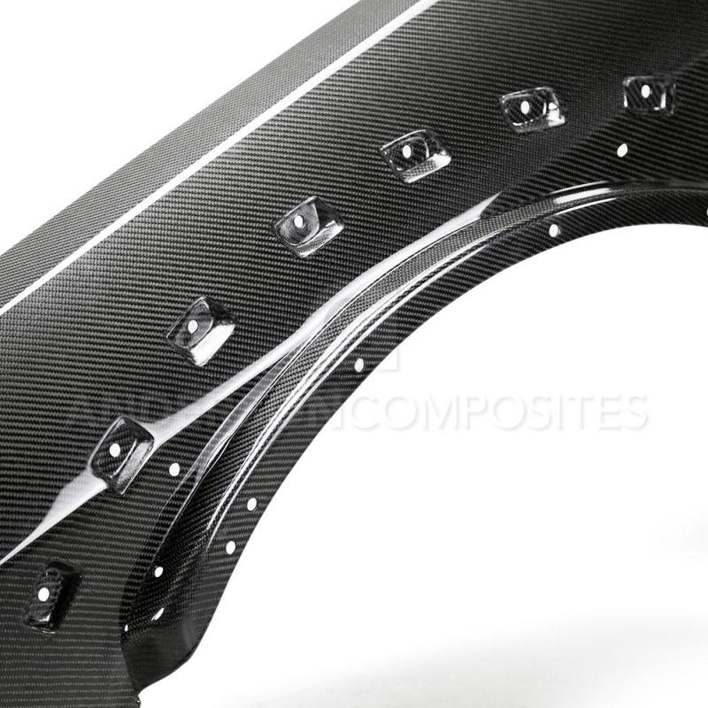 Anderson Composites 2018 Dodge Demon Carbon Fiber Front Fenders (Pair) - Burkken Auto Parts