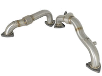 aFe Twisted Steel Header Up-Pipe 08-10 Ford Diesel Trucks V8-6.4L (td) - Burkken Auto Parts