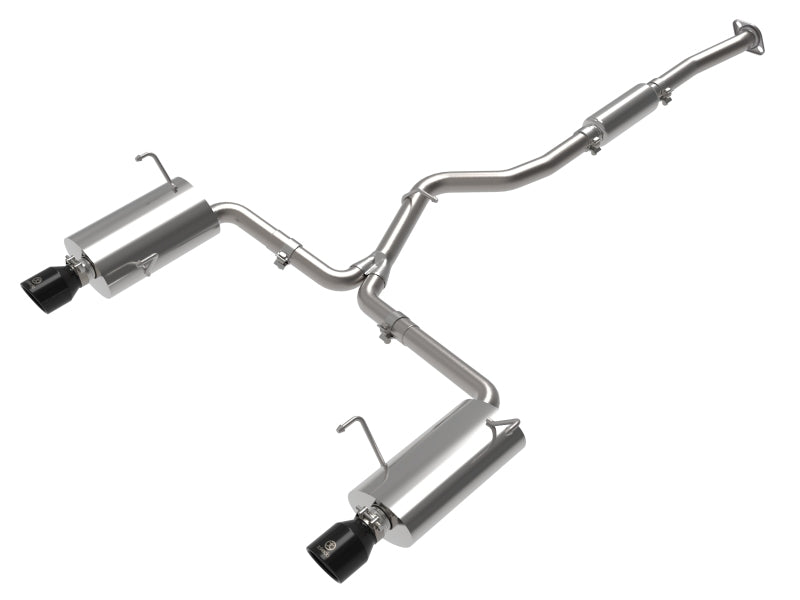aFe Subaru Forester XT 14-18 H4-2.5L (t) Takeda 2-1/2in to 2-1/4in 304 SS Cat-Back- Black Tip - Burkken Auto Parts