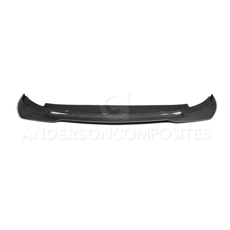 Anderson Composites 2015-2018 Ford Mustang Shelby GT350R Carbon Fiber Front Splitter (1 PC) - Burkken Auto Parts