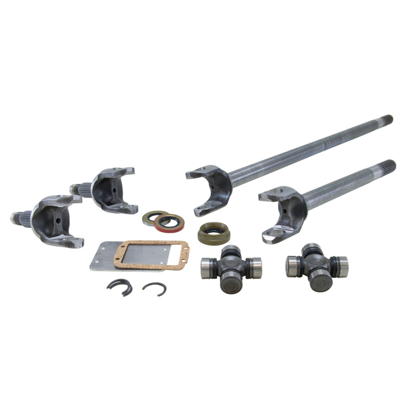 Yukon Gear Chromoly Front Axle Kit for Dana 30 w/27 Spline & 1310 U-Joints - Burkken Auto Parts