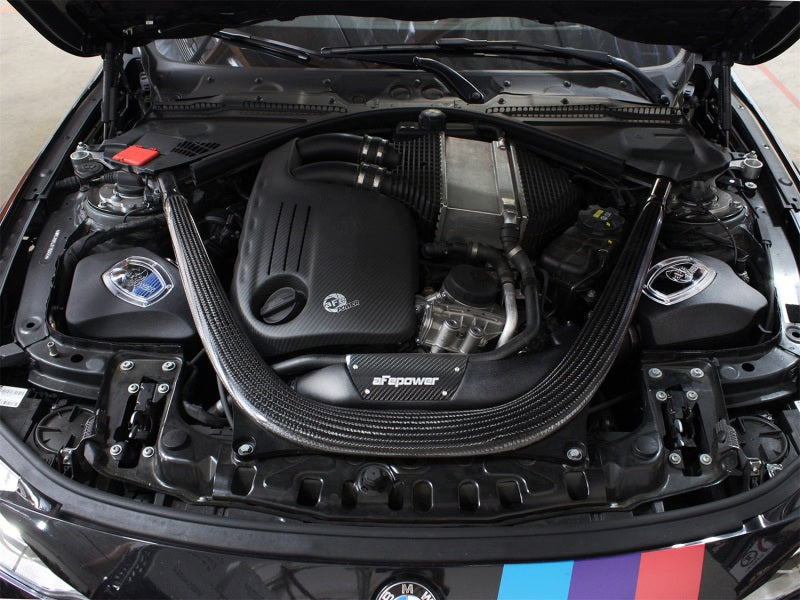 aFe Momentum Pro 5R Cold Air Intake System 15-18 BMW M3/M4 (F80/82/83) L6-3.0L (tt) S55 - Burkken Auto Parts