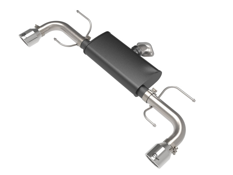 aFe Takeda 17-21 Mazda CX-5 2.5L (t) 2.5in. SS Axle-Back Exhaust System w/Polished Tips - Burkken Auto Parts