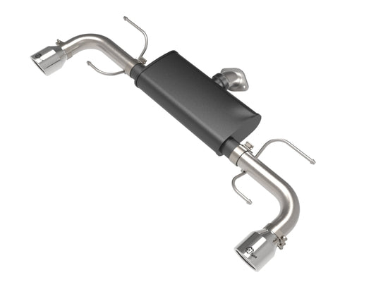 aFe Takeda 17-21 Mazda CX-5 2.5L (t) 2.5in. SS Axle-Back Exhaust System w/Polished Tips - Burkken Auto Parts