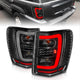ANZO 1999-2004 Jeep Grand Cherokee LED Tail Lights w/ Light Bar Black Housing Clear Lens - Burkken Auto Parts