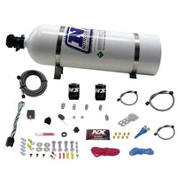 Nitrous Express All Ford EFI Single Nozzle Nitrous Kit (35-150HP) w/15lb Bottle - Burkken Auto Parts