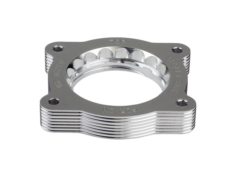 aFe 07-13 Chevrolet Silverado 1500/GMC Sierra 1500 Silver Bullet Throttle Body Spacer - Silver - Burkken Auto Parts