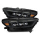 AlphaRex 15-17 Ford Mustang NOVA LED Proj Headlights Alpha Black w/Activ Light/Seq Signal/Switch DRL - Burkken Auto Parts
