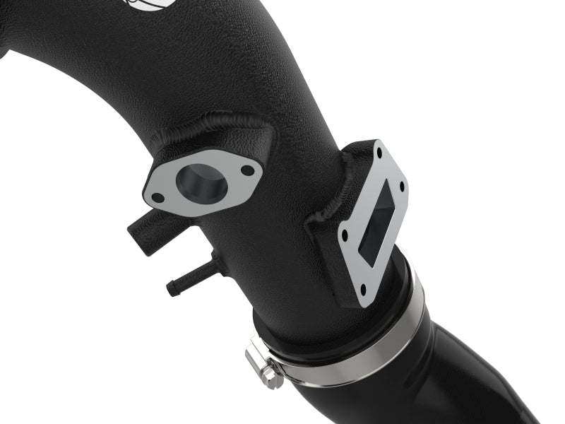 aFe 19-22 Hyundai Veloster N L4 2.0L (t) BladeRunner 2-3/4in Aluminum Cold Charge Pipe - Black - Burkken Auto Parts
