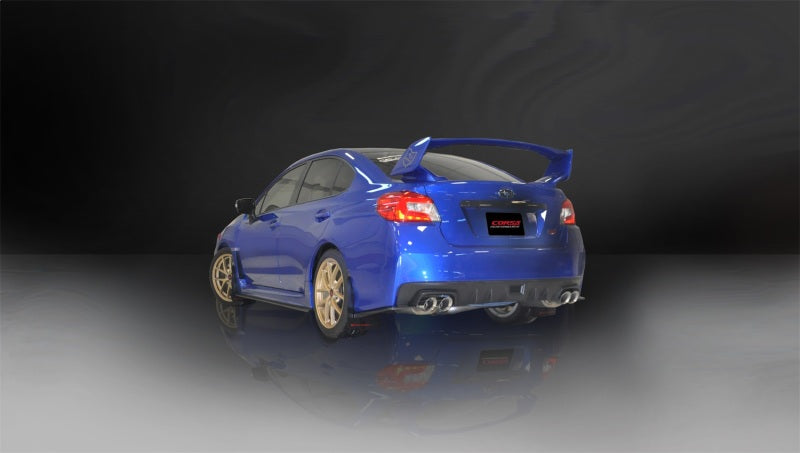 Corsa 2015-2021 Subaru WRX Cat Back Exhaust Polished Quad 3.5in Tips Sport - Burkken Auto Parts