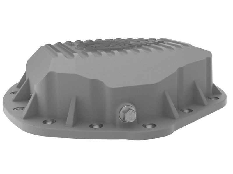 aFe Street Series Rear Differential Cover Raw w/ Machined Fins 01-18 GM Diesel Trucks V8-6.6L (td) - Burkken Auto Parts