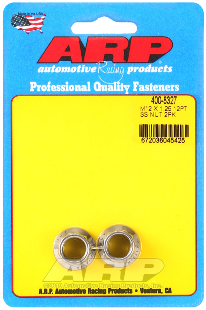 ARP M12 x 1.25 M14 WR 12pt Nut Kit - 2 Pack - Burkken Auto Parts