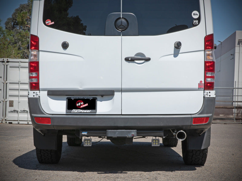 aFe Vulcan Series 3in 304SS DPF-Back Exhaust w/ Polished Tip 14-18 Mercedes-Benz Sprinter 2500 - Burkken Auto Parts