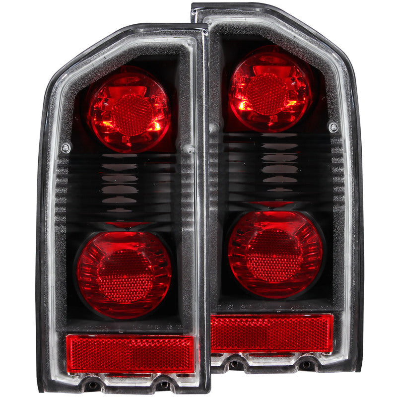 ANZO 1988-1998 Suzuki Vitara Taillights Black - Burkken Auto Parts
